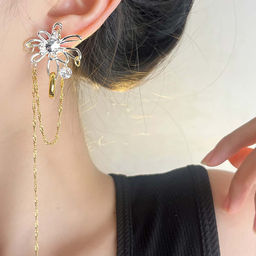 Серьги длинные на гвоздиках арт. 13 3869 (id 277340) - Rada фото 3