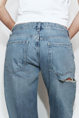 JEANS TRF RECTOS TIRO BAJO BRILLOS / Marino - Zara фото 11