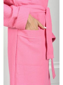 Вафельный халат воротник ШАЛЬ универсальный - Ашматекс фото 22