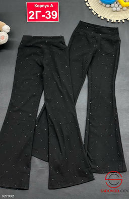 Штаны для девочки на резинке