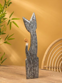 Сувенир «Кошка», 60×14×6 см, дерево, МИКС