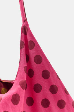 MAXI BOLSA ESTAMPADA LUNARES / Rosa - Zara фото 3