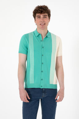 Erkek Mint Kazak Sepette S_rpriz _ndirim