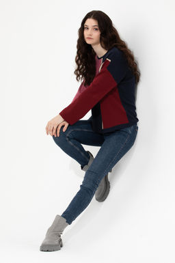 U. S. Polo Assn Женский темно-синий свитер с круглым вырезом - U.s. polo assn фото 3