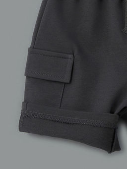 Beli Lastikli Minecraft Bask?l? Erkek ?ocuk Kargo ?ort