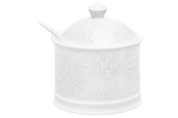 Сахарница 270 мл 9*9*10 см Снежинки + ложка - Elan gallery фото 17