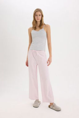 Fall in Love Sevgililer Gunu Regular Fit Poplin Pijama Alt?
