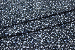 Импорт. хлопок Летний каприз цв.черный, ш.1.5м, хлопок-100%, 105гр/м.кв - Купава фото 4