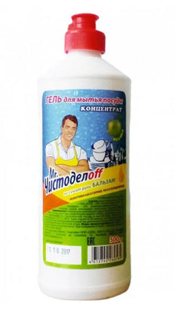 MR.ЧИСТОДЕЛОFF ср-во д/мытья посуды 500мл Антибактериальное
