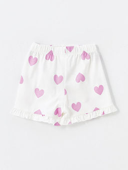 Beli Lastikli Bask?l? K?z Bebek ?ort 2li