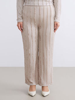 Beli Lastikli Dokulu Kad?n Pantolon