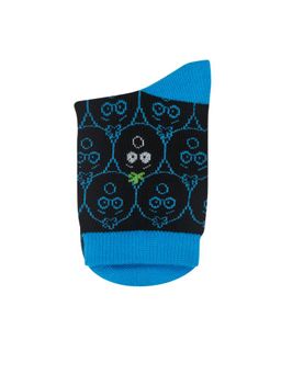 OMSA kids Calzino 21P74 (мордочки) - Nero/Blu фото 2