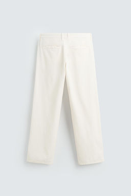 COTTON-HEMP CHINO TROUSERS - Zara фото 17