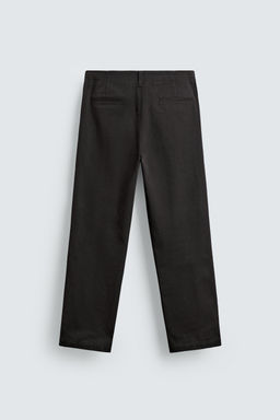 REGULAR FIT CHINO TROUSERS - Zara фото 8