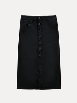 CONTE CON-819 Юбка джинсовая женская washed black - Conte elegant фото 7