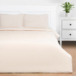 Постельное бельё Этель Дуэт Жемчужная пыль 143х215-2 шт, 220х240, 50х70-2 шт, 100% хлопок, бязь 125г/м2 фото 3