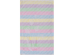 1с105.413ж1 Тюльпан (св.радужка1) Полотенце махровое 50х30 см