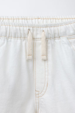 BERMUDA DENIM LOOSE / Crudo - Zara фото 3