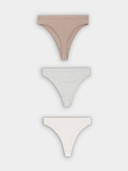 Трусы бразилиана женские в наборе, 3 шт - Mark formelle фото 10