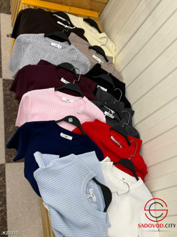 Футболка женская однотонная