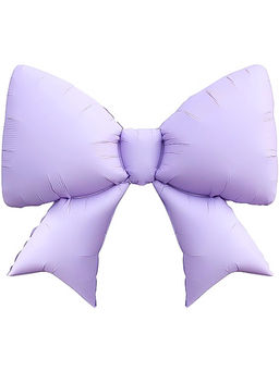 Цена за 2 шт. Воздушный шар фольгированный 39" «Бант», матовый