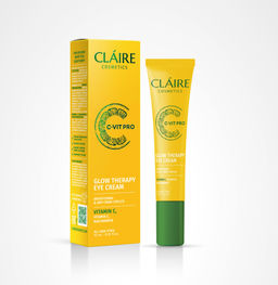 Claire cosmetics C-VIT PRO Крем для кожи вокруг глаз GLOW THERAPY Увлажнение,питание 15мл