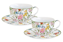 Набор чашек с блюдцами Сад мечты, 0,11 л, 2 шт.