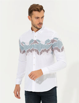 Ye_il Slim Fit Uzun Kollu G_mlek