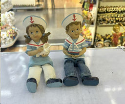 Фигурка висячие ножки Моряк 12 см / YG765 /уп 2/288/микс