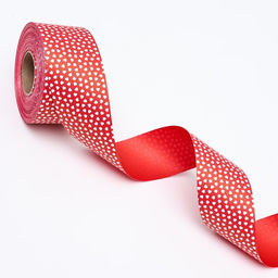 Цена за 4 шт. Лента Аmore для декора и подарков, красная 5 см х 45 м - Simaland фото 2