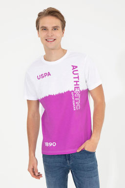 U. S. Polo Assn Мужская фиолетовая футболка с круглым вырезом - U.s. polo assn фото 13