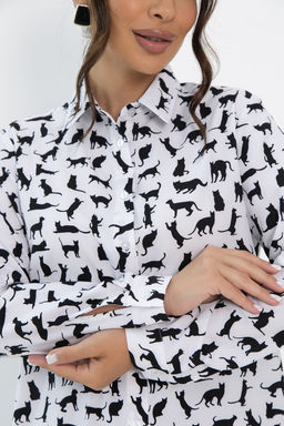 Рубашка Надель  (белая/собаки) Б13843-16М - Lt collection фото 21