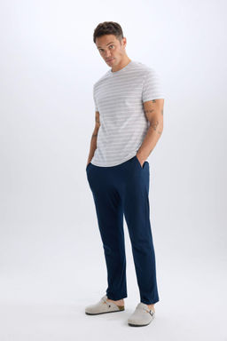 Regular Fit Beli Bagc?kl? Duz Paca Cepli Pijama Alt? - Defacto фото 4