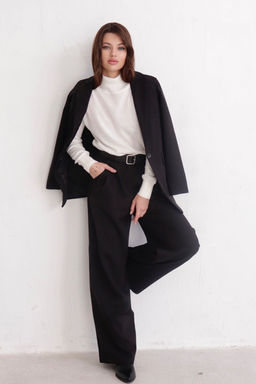 11366 Костюм брючный чёрный - Martichelli фото 7