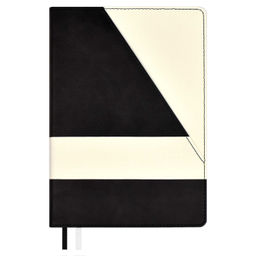 Ежедневник недатированный ESCALADA, А5, 160 л., арт. 67218/ 15 БАКСТЕР ЧЁРНЫЙ