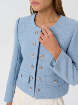 Пиджак женский 12421-34028 l.blue - Eleganzza фото 6