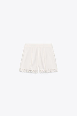 ZW COLLECTION CROCHET BERMUDA SHORTS - Zara фото 17