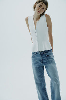 PEPLUM KNIT TOP - Zara фото 13