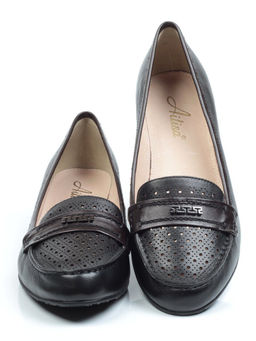 06-4773-1G34F BLACK Туфли женские (натуральная кожа) - Фабричный китай фото 14