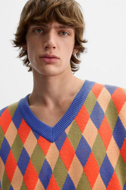 DIAMOND KNIT WAISTCOAT X HARRY LAMBERT - Zara фото 5