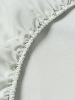 Простыня на резинке LoveLife 160*200*25 см, цв.зеленый, жатка, 100% п/э, 100гр/м2  фото 9