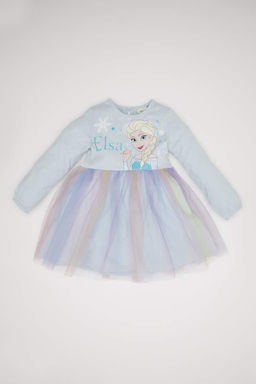 Платье с длинными рукавами Холодное сердце для маленьких девочек