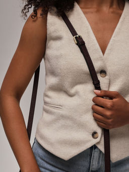 Сумка багет Deboro 31103 зимняя вишня