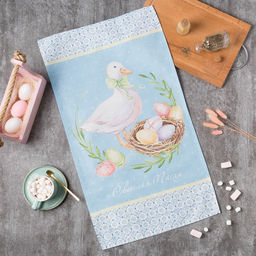 Полотенце Пасхальные радости 40х73 см, 100% хл, саржа 190 гр/м2