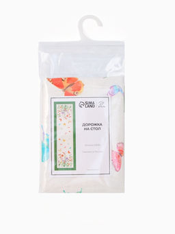 Дорожка на стол Луговые цветы, 40?146 см3 см, 100% хлопок, саржа 190 г/м?