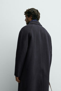 WOOL BLEND STRUCTURED COAT - Zara фото 3