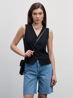 Джинсовые шорты прямые / Zarina