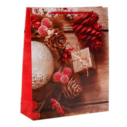 Цена за 12 шт. Пакет подарочный 26x32x9см / 449S /уп 12/960/Новый год - Галеонтрейд фото 4