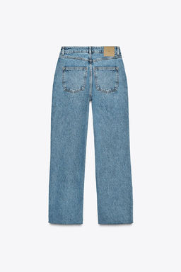 JEANS Z1975 STRAIGHT HIGH-WAIST CROSSOVER WAIST - Zara фото 10