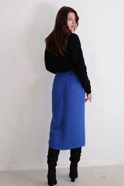 Юбка миди-макси с разрезом спереди - Martichelli фото 94